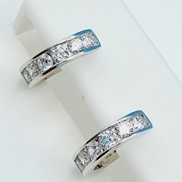 "925 Sterling Silver CZ Beautiful Earrings for Women, 1USPAR4279 - Picture 10 of 11